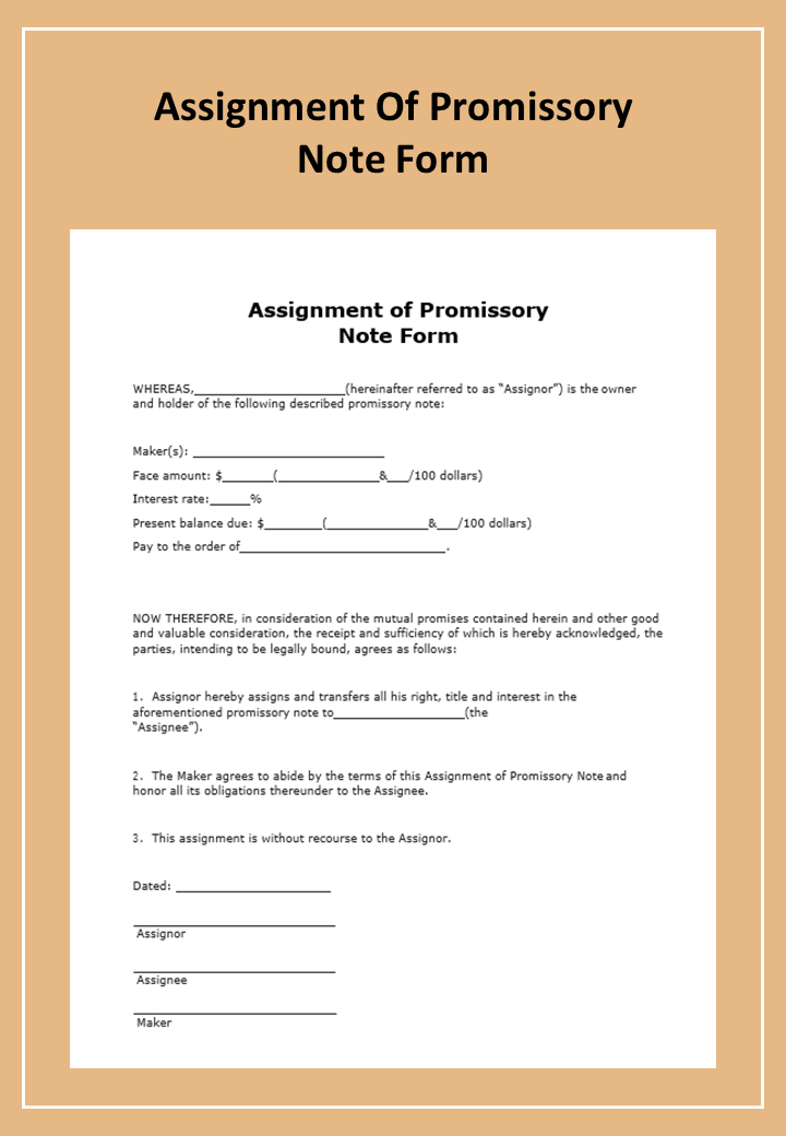 assignment of promissory note pdf